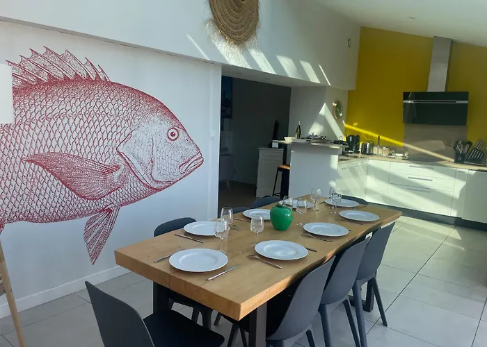 L'herbo' Magnifique Maison A 2 Pas Du Porte De Peche De Дом отдыха *